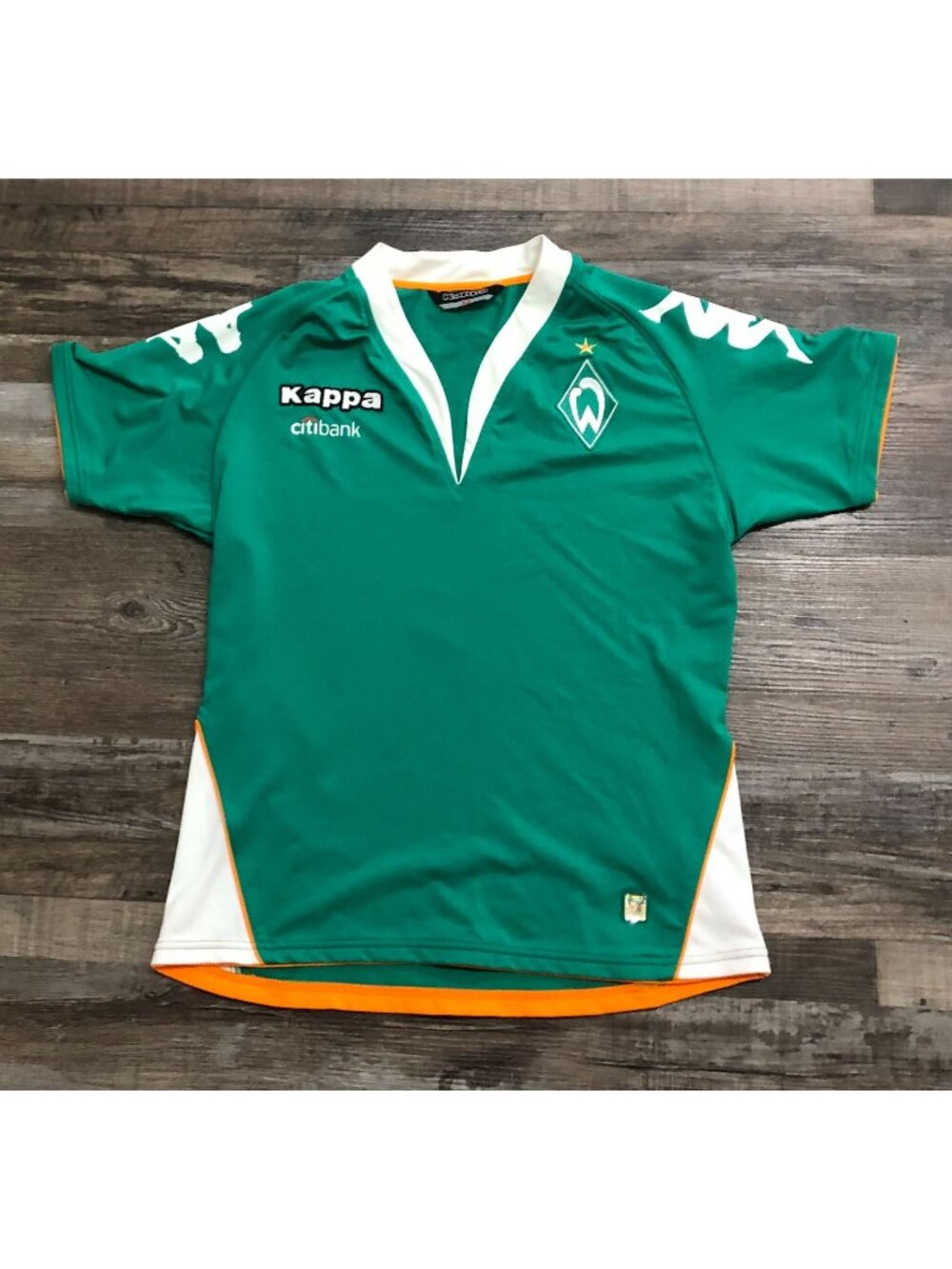 Kappa Werder Bremen Jersey Womens Size 42 Green Football Team